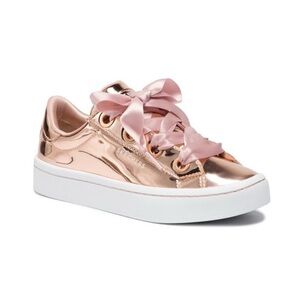 Skechers Metallic Rose Sneakers with Satin Bow